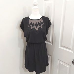 Black Embroidered Dress